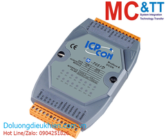 Module RS-485 Modbus RTU 16 kênh đầu vào số DI ICP DAS M-7051D-G CR