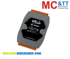 M-7055UD: Module 8 kênh đầu vào số + 8 kênh đầu ra số kết nối RS-485 Modbus RTU & DCON ICP DAS
