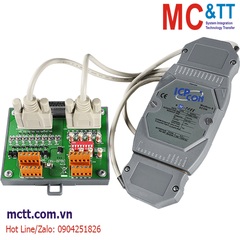 Module RS-485 Modbus RTU 8 kênh đầu vào bộ đếm tốc độ cao HSC+8 kênh đầu ra PWM ICP DAS M-7088-G/S CR