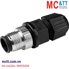 4 Pins M12 D Code Assembly Plug (Male) ICP DAS M12D-4P-IP68 CR