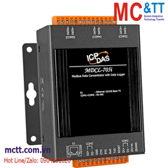 Bộ dữ liệu tập trung Modbus + Data Logger 5xRS-485 + 1xEthernet ICP DAS MDCL-705i CR