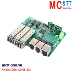 Bo mạch switch công nghiệp Layer 2 3 cổng Gigabit SFP+ 3 cổng Gigabit Ethernet Maiwe MES3106G-3GF-3GT