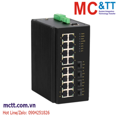 Switch công nghiệp Layer 3 với 4 cổng Gigabit SFP + 16 cổng Gigabit Ethernet Maiwe MISCOM8220G-4GF-16GT