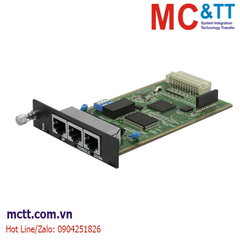Card chuyển đổi quang điện quản lý 2 cổng Ethernet + 1 cổng Console 3Onedata NMU