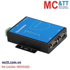 Bộ chuyển đổi 8 cổng RS-232/485/422 sang 2 cổng Ethernet 3Onedata NP5000-2T-8DI(3IN1)-RJ-P(12-48VDC)