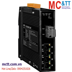Switch công nghiệp 4 cổng Ethernet + 1 cổng Quang (Dual Fiber, Single Mode, SC, 60KM) ICP DAS NS-205AFCS-60T CR
