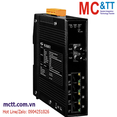 Switch công nghiệp 4 cổng Ethernet + 1 cổng Quang (Dual Fiber, Multi Mode, ST, 2KM) ICP DAS NS-205AFT-T CR