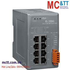 Switch công nghiệp 8 cổng Gigabit Ethernet ICP DAS NS-208AG CR