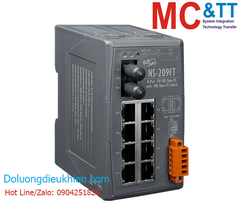 NS-209FT CR: Switch công nghiệp 8 cổng Ethernet + 1 cổng quang (2 sợi quang, Multi-mode, 2KM, ST)