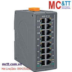 Switch công nghiệp 16 cổng Ethernet ICP DAS NS-216 CR