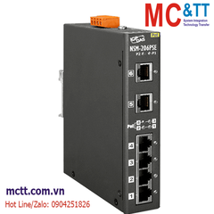 Switch công nghiệp 6 cổng PoE Ethernet ICP DAS NSM-206PSE CR