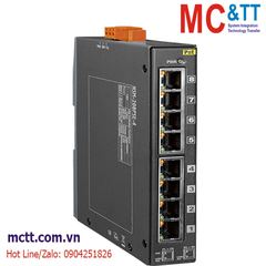 Switch công nghiệp 4 cổng Ethernet + 4 cổng PoE Ethernet ICP DAS NSM-208PSE-4 CR