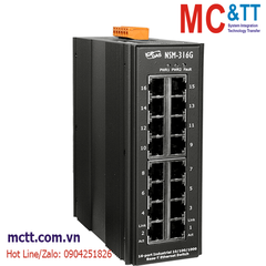 Switch công nghiệp 16 cổng Gigabit Ethernet ICP DAS NSM-316G CR