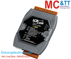 Module PoE Ethernet Modbus TCP 3 kênh AI+6 kênh DI+3 kênh Relay ICP DAS PET-7002 CR