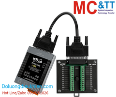 Module 2 cổng PoE Ethernet Modbus TCP 10 kênh AI (Thermocouple) + 3 kênh DO ICP DAS PET-7218Z/S3 CR