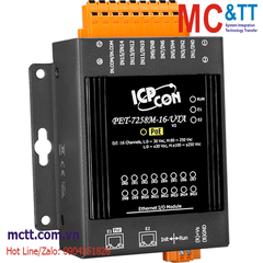 Module 2 cổng PoE Ethernet Modbus TCP 16 kênh DI ICP DAS PET-7258M-16-UTA CR