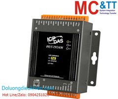 Module PoE Ethernet Modbus TCP 8 kênh AI + 4 kênh DI + 4 kênh DO ICP DAS PET-7H16M CR