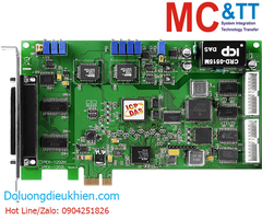 Card PCI Express 32 kênh đầu vào tương tự AI + 2 kênh đầu ra tương tự AO + 16 kênh đầu vào số DI+ 16 kênh đầu ra số DO ICP DAS PEX-1202L CR