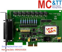 Card PCI Express 8 kênh đầu vào số DI + 8 kênh đầu ra PhotoMos Relay ICP DAS PEX-P8POR8i CR