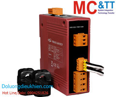 Thiết bị đo điện thông minh 1 pha 1P2W-2CT 100A Ethernet Modbus TCP ICP DAS PM-3112-160-MTCP CR