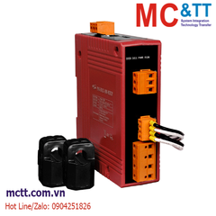 Thiết bị đo điện thông minh 1 pha 1P2W-2CT 100A Ethernet Modbus TCP ICP DAS PM-3112-160-MTCP CR