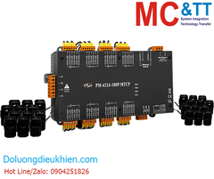 Thiết bị đo điện thông minh 3 pha 8 kênh hoặc 1 pha 24 kênh 400A Ethernet Modbus TCP ICP DAS PM-4324A-400P-MTCP CR