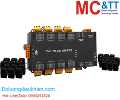 Thiết bị đo điện thông minh 3 pha 8 kênh hoặc 1 pha 24 kênh 100A Ethernet Modbus TCP ICP DAS PM-4324-160P-MTCP CR