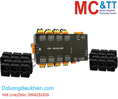 Thiết bị đo điện thông minh 3 pha 8 kênh hoặc 1 pha 24 kênh 200A RS-485 Modbus RTU ICP DAS PM-4324-240P CR