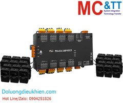 Thiết bị đo điện thông minh 3 pha 8 kênh hoặc 1 pha 24 kênh 200A Ethernet Modbus TCP ICP DAS PM-4324-240P-MTCP CR