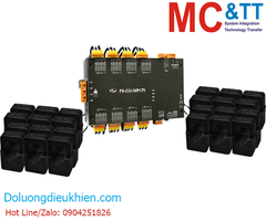 Thiết bị đo điện thông minh 3 pha 8 kênh hoặc 1 pha 24 kênh 300A RS-485 Modbus RTU ICP DAS PM-4324-360P CR