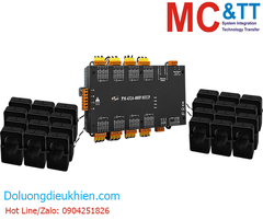 Thiết bị đo điện thông minh 3 pha 8 kênh hoặc 1 pha 24 kênh 400A Ethernet Modbus TCP ICP DAS PM-4324-400P-MTCP CR