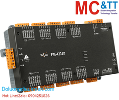 Thiết bị đo điện thông minh 3 pha 8 kênh hoặc 1 pha 24 kênh 333mV CT Ethernet Modbus TCP ICP DAS PM-4324P-MTCP CR