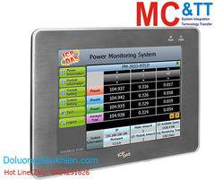 Bộ quản lý năng lượng tập trung màn hình cảm ứng 10.4 inch (IIoT Power Meter Concentrator with 10.4" Touch Panel) ICP DAS PMD-4206-EN CR