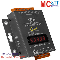 Bộ chuyển đổi Modbus Gateway 5 cổng RS-232 + 1 cổng RS-485 + 1xDI + 2xDO sang Ethernet ICP DAS PPDSM-762D-MTCP CR