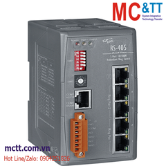 Switch công nghiệp mạch vòng 5 cổng Ethernet ICP DAS RS-405 CR