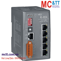 Switch công nghiệp mạch vòng 5 cổng Ethernet ICP DAS RS-405A CR