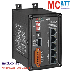 Switch công nghiệp mạch vòng 5 cổng Ethernet ICP DAS RSM-405A CR