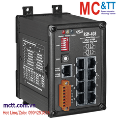 Switch công nghiệp mạch vòng 8 cổng Ethernet ICP DAS RSM-408 CR