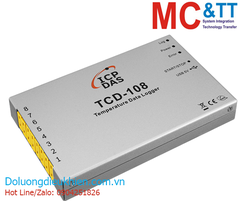 TCD-108 CR: Bộ thu thập và lưu trữ dữ liệu (Datalogger) 8 kênh đầu vào cặp nhiệt Thermocouple kiểu K