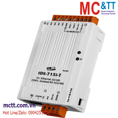 Bộ chuyển đổi 1 cổng RS-422/485 sang Ethernet ICP DAS tDS-715i-T CR