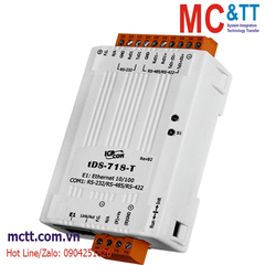 Bộ chuyển đổi 1 cổng RS-232/422/485 sang Ethernet ICP DAS tDS-718-T CR