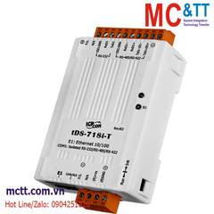 Bộ chuyển đổi 1 cổng RS-232/422/485 sang Ethernet ICP DAS tDS-718i-T CR