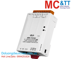 Bộ chuyển đổi 1 cổng RS-232 + 1 cổng RS-485 sang Ethernet (PoE) ICP DAS tDS-724i