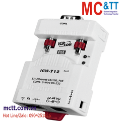 Bộ chuyển đổi Modbus Gateway 1 cổng RS-232 sang Ethernet ICP DAS tGW-712 CR