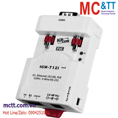 Bộ chuyển đổi Modbus Gateway 1 cổng RS-232 sang Ethernet ICP DAS tGW-712i CR