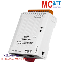 Bộ chuyển đổi Modbus Gateway 1 cổng RS-422/485 sang Ethernet ICP DAS tGW-715 CR