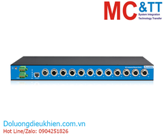 Switch công nghiệp quản lý Layer 3 EN50155 8 cổng Ethernet M12 + 4 cổng Gigabit Ethernet M12 3Onedata TNS5800-4GT-8T