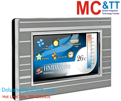 Màn hình cảm ứng HMI 4.3 inch PoE Ethernet + 1 cổng Rs-232 + 1 cổng RS-485 Modbus TCP/RTU ICP DAS TPD-433-M2 CR