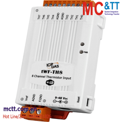 Module Wi-Fi Modbus TCP 8 kênh Thermistor ICP DAS tWF-TH8 CR