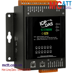 Module Ethernet OPC UA + MQTT 6 kênh DI + 4 kênh Relay ICP DAS U-7560M CR